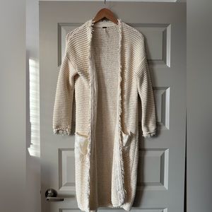 Free People Woodstock Ivory Cardigan